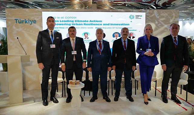 Başkan Gökhan Yüksel, COP29'da konuştu