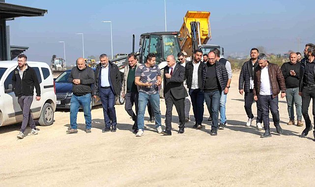 Başkan Özlü'den çalışmalara yakın markaj