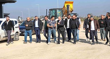 Başkan Özlü'den çalışmalara yakın markaj