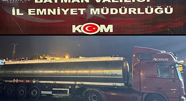Batman'da 22 ton kaçak akaryakıt ele geçirildi