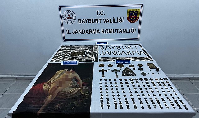 Bayburt'ta dünyaca ünlü ressam Picasso'ya ait tablo ele geçirildi