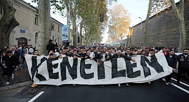 Beşiktaş taraftarından sessiz yürüyüş