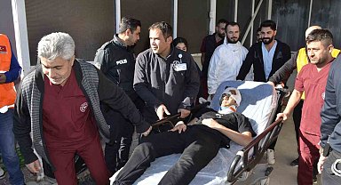 Besni Devlet Hastanesinde KBRN tatbikatı gerçeği aratmadı