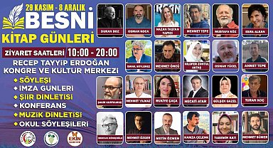 Besni Kitap Günleri başlıyor