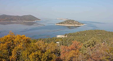 Beyşehir Gölündeki Hacıakif Adası doğa tutkunlarının ilgi odağı