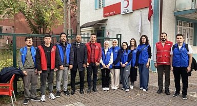 Bilecik'te gençlerden örnek davranış
