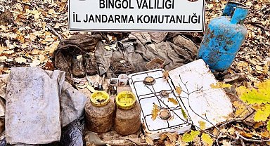 Bingöl'de teröristlerin inlerine girildi