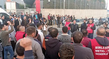 Birleşik Metal'den Balıkesir'de sendika düşmanlığına karşı eylem