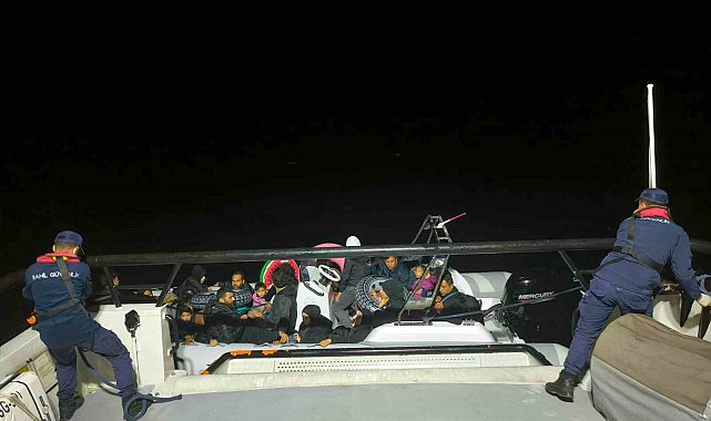 Bodrum'da 31 düzensiz göçmen yakalandı: 1 gözaltı