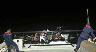 Bodrum'da 31 düzensiz göçmen yakalandı: 1 gözaltı