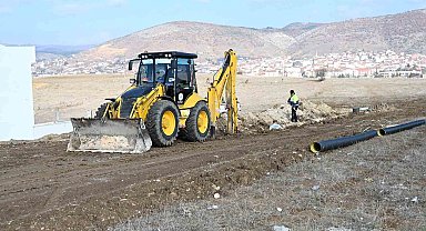Bozüyük'te altyapı çalışmaları yeni hat yapım çalışmalarıyla devam ediyor