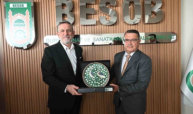 BTSO başkanı Burkay'dan BESOB'a tarihi ziyaret