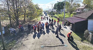 Bu ilçede 'çöp saati' uygulaması