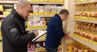 Buharkent'te market ve kahveler denetlendi