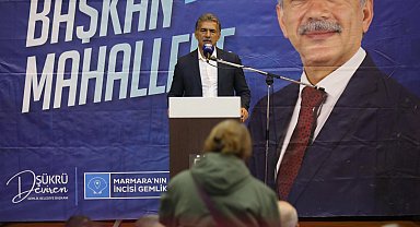 Bursa Gemlik'te mahalle buluşmaları sürüyor