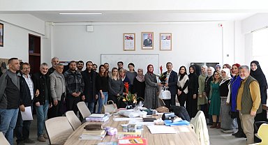 Bursa Gemlik'te öğretmenlere ziyaret