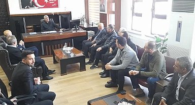 Bursa Gürsu Kaymakamı'na MHP'lilerden ziyaret