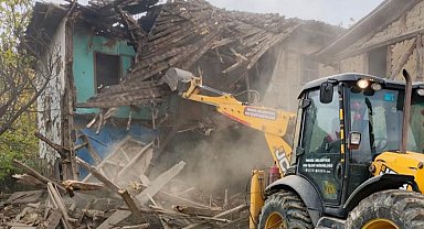 Bursa İnegöl'de nefes aldıran yıkımlar