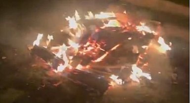 Bursa İnegöl'de sokaklarda ateş yakanlara yüklü ceza