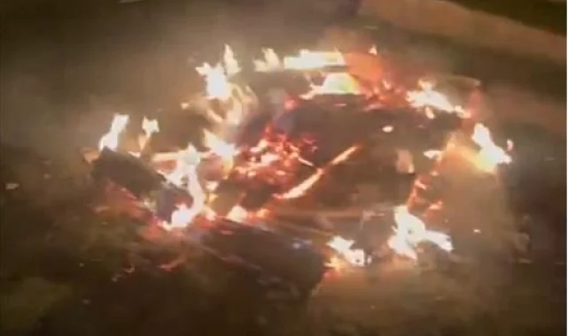 Bursa İnegöl'de sokaklarda ateş yakanlara yüklü ceza