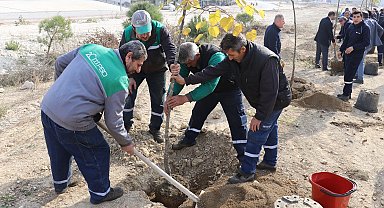 Bursa KAYAPA OSB'ye 1000 adet fidan dikimi