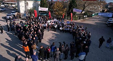 Bursa'da köylülerden çöplük eylemi