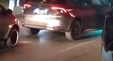 Bursa'da tepki çeken görüntüler kamerada