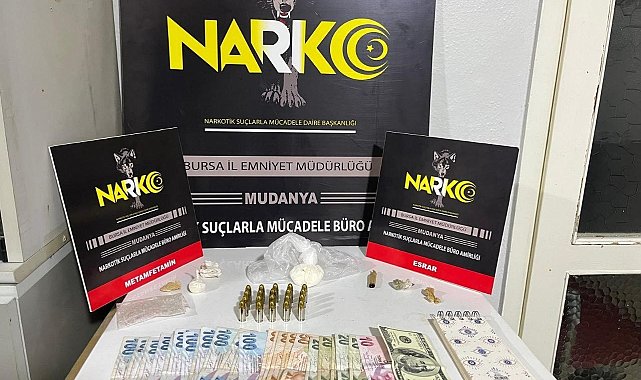 Bursa'da uyuşturucu operasyonu: 2 gözaltı