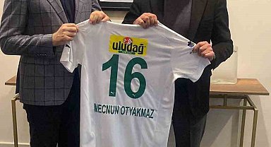 Bursaspor Başkanı Enes Çelik'ten TFF'ye ziyaret