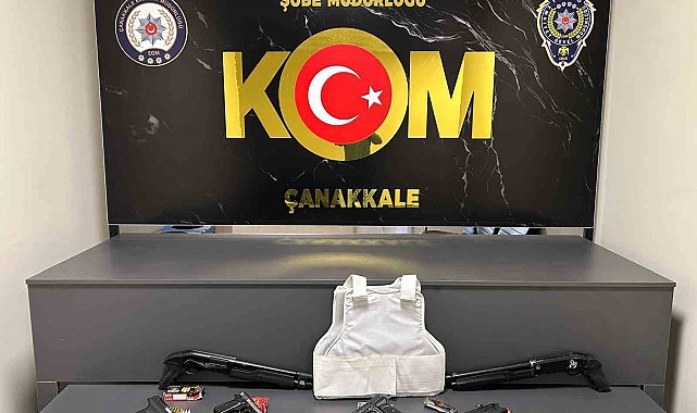 Çanakkale'de silah ticareti yapan 6 şüpheli yakalandı