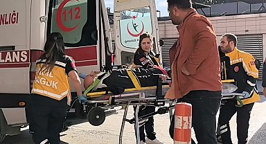 Çatıdan düşen elektrik teknikeri yaralandı