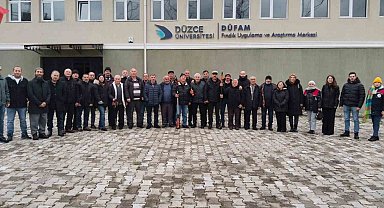 Çaycumalı fındık üreticilerine Düzce'de teknik gezi