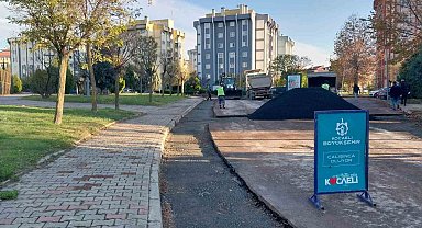 Çayırova'da bozulan yollar onarılıyor