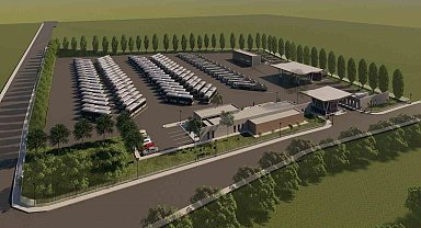 Çayırova'ya modern garaj binası