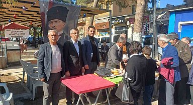 CHP'li Meclis üyeleri Köşk'te lokma hayrı yaptı