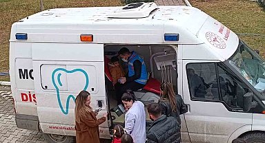 Cizre'de 475 hastaya diş taraması yapıldı