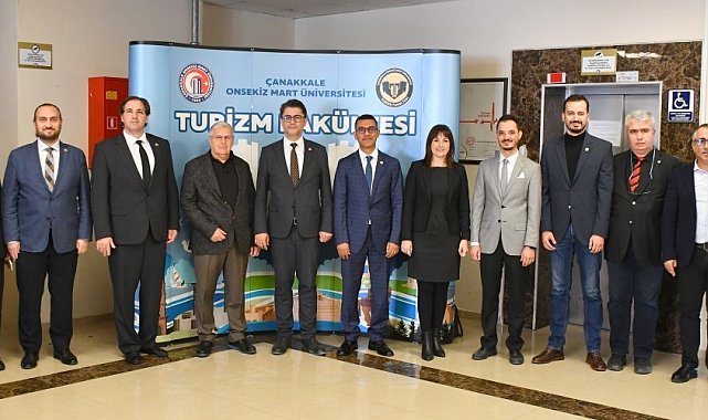ÇOMÜ'de Turizm Fakültesi Dekanlık Devir Teslim Töreni gerçekleştirildi