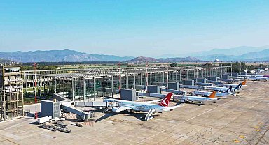 Dalaman havalimanı 10 ayda 5 milyon 440 bin yolcuya hizmet verdi