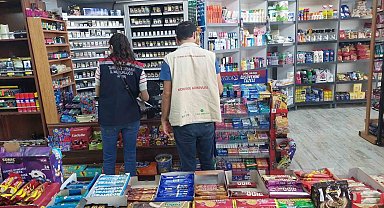 Didim'de marketler eşzamanlı denetlendi