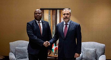 Dışişleri Bakanı Fidan, Burundi Dışişleri Bakanı Shingiro ile bir araya geldi