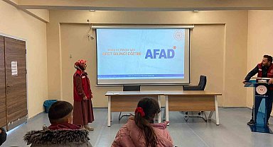 Diyadin'de afet farkındalık eğitimi
