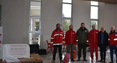 DKMP personelleri kan bağışı yaptı