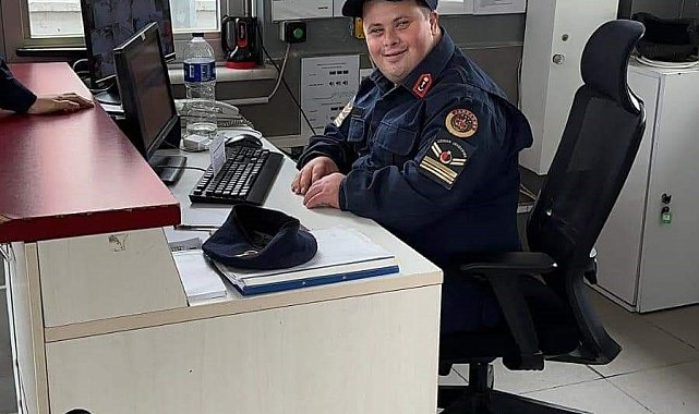 Down sendromlu İslam Mevlüt'ün jandarma hayali gerçek oldu