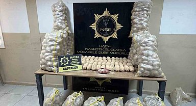 Dubai'ye giden patates çuvalları içinde binlerce uyuşturucu hap ele geçirildi