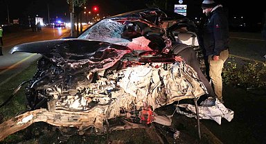 Duble yolda zincirleme kaza, ortalık savaş alanına döndü: 1 ölü, 3 yaralı