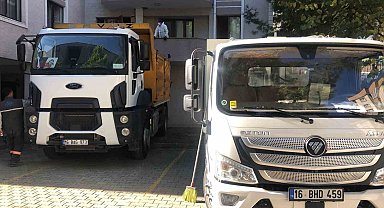 Dumlupınar Mahallesi'ndeki 'çöp ev' temizlendi