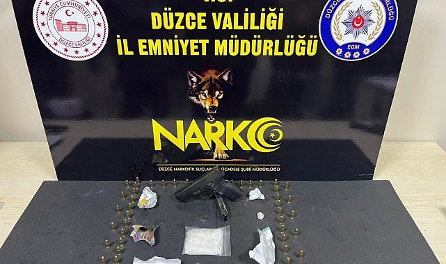 Düzce'de polisten uyuşturucu operasyonu