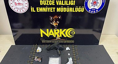 Düzce'de polisten uyuşturucu operasyonu