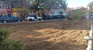Edirne Keşan'da cadde esnafı talep etmişti... Çalışmalar başladı