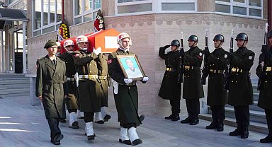 Edirne'de Kıbrıs gazisi törenle son yolculuğuna uğurlandı